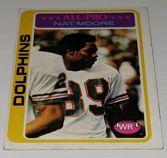 ♨️♨️ 1978 Topps All Pro Nat More Football card # 440 Miami Dolphins ♨️♨️