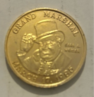 Uncirculated New Orleans Mardi Gras Parade Grand Marshall St Patrick’s Day Coin