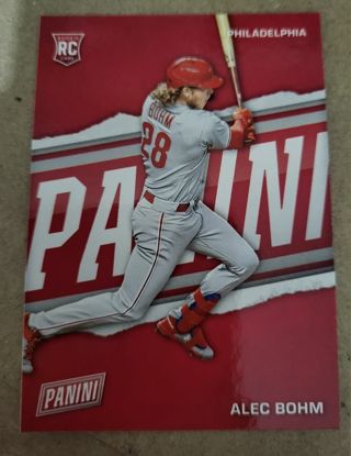 2021 Panini Father's Day Alec Bohm Rookie Card Philadelphia Phillies