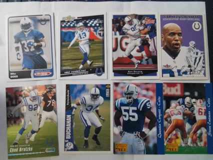 8 card Indianapolis Colts lot rc