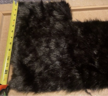 Fur for sewing or craft projects 