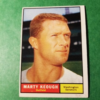 1961 - TOPPS BASEBALL CARD NO. 146 - MARTY KEOUGH - SENATORS