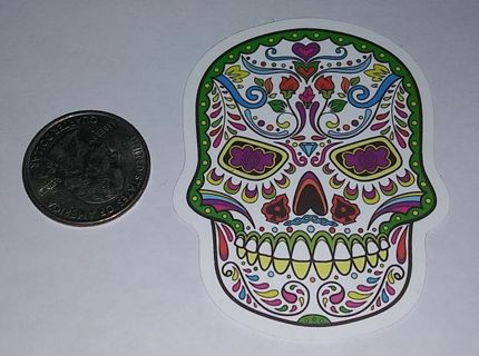 Sugar Skull Sticker (#13)