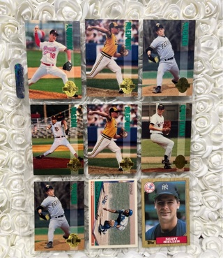 Set of 9 Baseball Cards