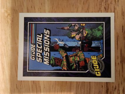 G I JOE TRADING CARD