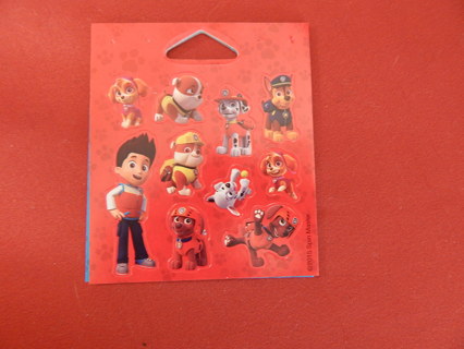 MINI sheet of  PAW PATROL stickers