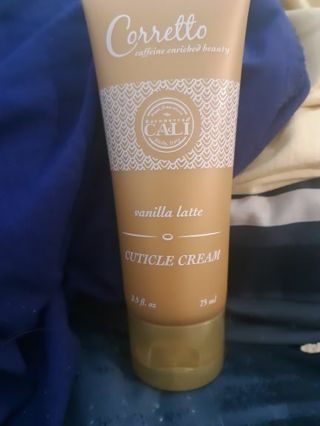 Vanilla latte cuticle cream