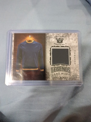 Sport Kings Lou Holtz Relic game worn