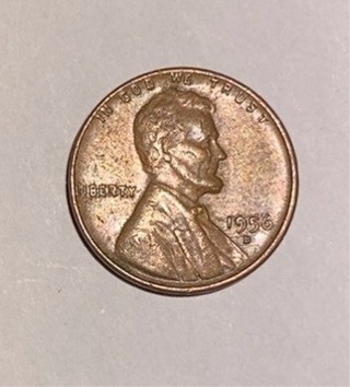 1956 D LINCOLN WHEAT CENT 