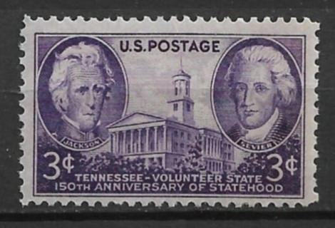 1946 Sc941 Tennessee Statehood 150th Anniversary MNH