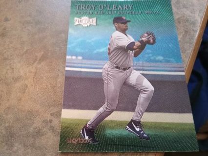 2000 FLEER METAL TROY O"LEARY BOSTON RED SOX BASEBALL CARD# 108