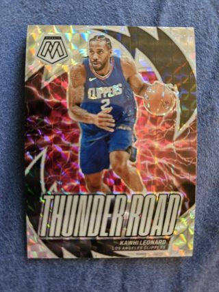 2023-24 Panini Mosaic Thunder Road Mosaic Kawhi Leonard