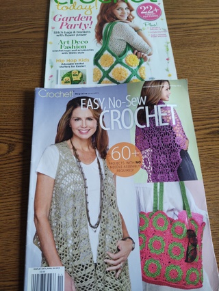 Lot of 2 Crochet Pattern Books