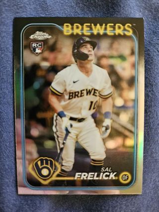 2024 Topps Chrome Rookie Refractor Sal Frelick