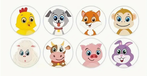 100 Farm &  Animal Reward Stickers