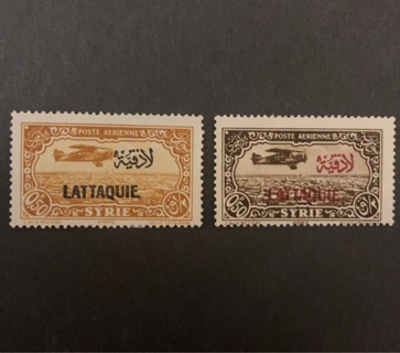 Syria , the attack overprint set 