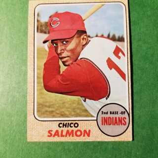 1968 - TOPPS BASEBALL CARD NO. 318 - CHICO SALMON - INDIANS