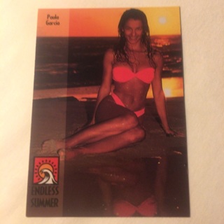 Endless Summer Trading Card Read description before bidding 