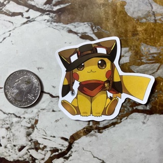 ⭐️ Pokemon Pikachu w/ Hat Sticker ⭐️