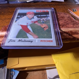 1970 topps jim Maloney baseball card 