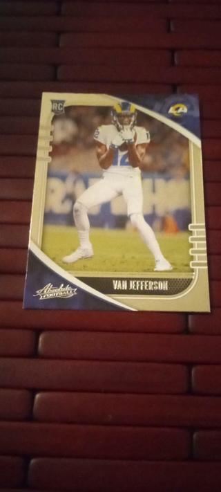 2020 ABSOLUTE VAN JEFFERSON ROOKIE CARD