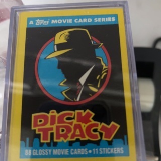 1990 Topps Dick Tracy Complete Set. 88 cards 11 stickers