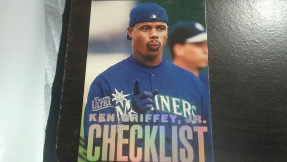 1997 FLEER ULTRA CHECKLIST KEN GRIFFEY JR. BASEBALL CARD# 2 OF 10