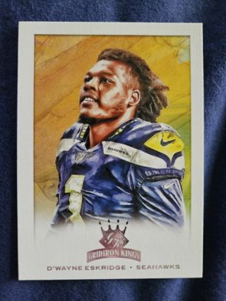 2021 Panini Chronicles Gridiron Kings Rookie D'Wayne Eskridge