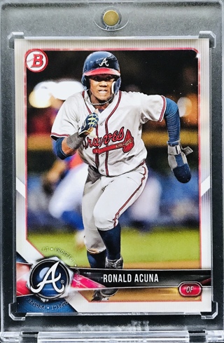 Ronald Acuna PRC - 2018 Bowman Prospects #BP1 - Atlanta Braves [AA042]