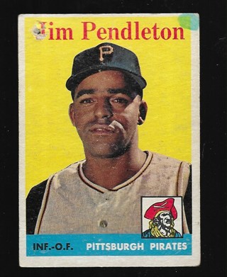 1958 TOPPS JIM PENDLETON 
