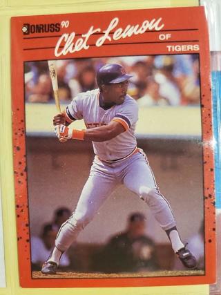 Chet Lemoln 1990 Donruss Detroit Tigers