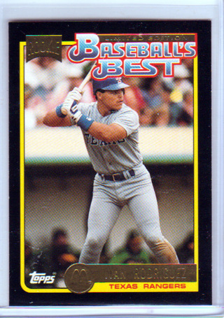Ivan Rodriguez, 1992 Topps McDonald's ROOKIE Baseball Card #41, Texas Rangers