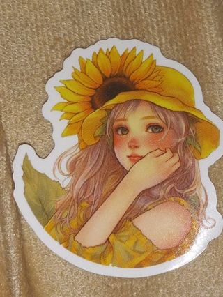 Girl new one vinyl sticker no refunds regular mail Very nice quality win 2 or more get bonus