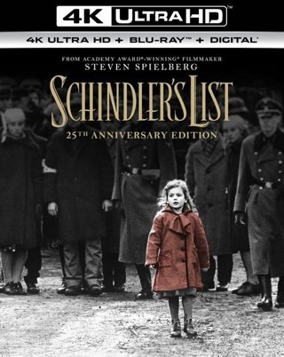 Schindler's List (Digital 4K UHD Download Code Only) *Steven Spielberg* *Liam Neeson* Ralph Fiennes