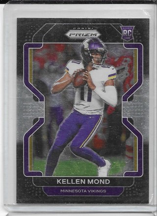 Kellen Mond 2021 Chronicles Prizm Black #PB17 Rookie Card