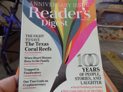 Readers Digest Feb 2022 Anniversary Issue