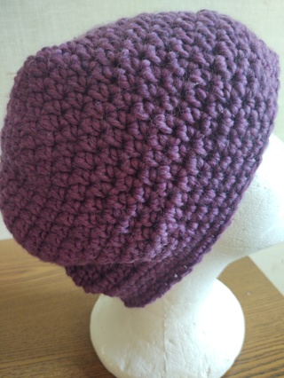 Hand Crocheted Slouch Hat 