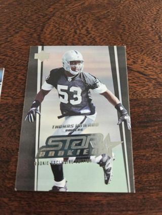 2006 Upper Deck Football trading card.