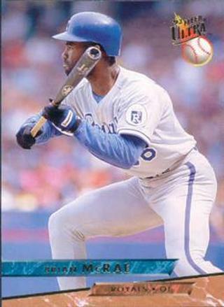 Brian McRae 1993 Ultra Kansas City Royals