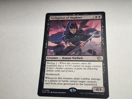 Magic the gathering mtg Archpriest of Shadows rare card March of the Machine