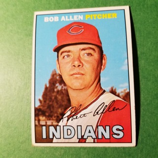 1967 - TOPPS BASEBALL CARD NO. 24 - BOB ALLEN - INDIANS