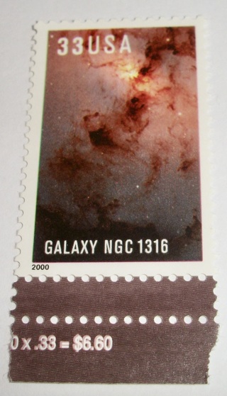 Scott #3388, Galaxy NGC, One Useable 33¢ US Postage Stamp.  Has Original Gum.