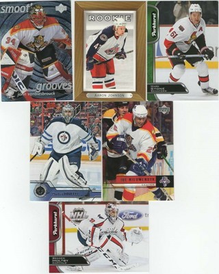 Awesome Set of 6 Hockey w/Insert & RC!