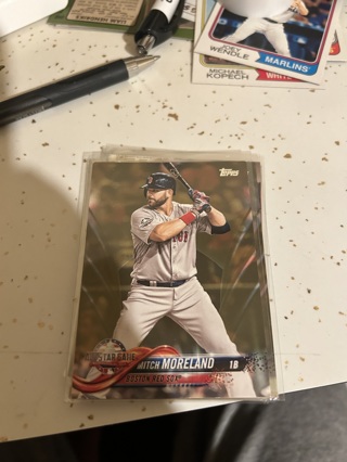 2018 topps update all star game gold mitch moreland  /2018