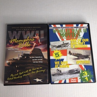 World War II Memphis Belle & Aircraft DVDs 