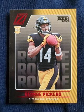 2022 Panini Zenith Red Zone Rookie George Pickens