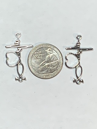 MEDICAL CHARMS~#9~SET OF 2 CHARMS~SET 2~FREE SHIPPING!