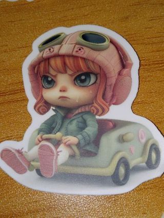 Girl Cute one vinyl sticker no refunds regular mail only Very nice