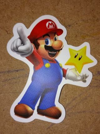 Mario Cute new one vinyl lap top sticker no refunds regular mail only very nice quality