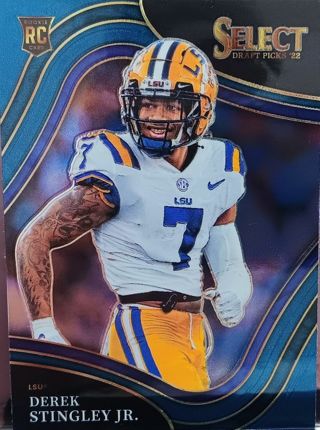 2022 SELECT DRAFT PICKS DEREK STINGLEY JR ROOKIE RC #118 HOUSTON TEXANS